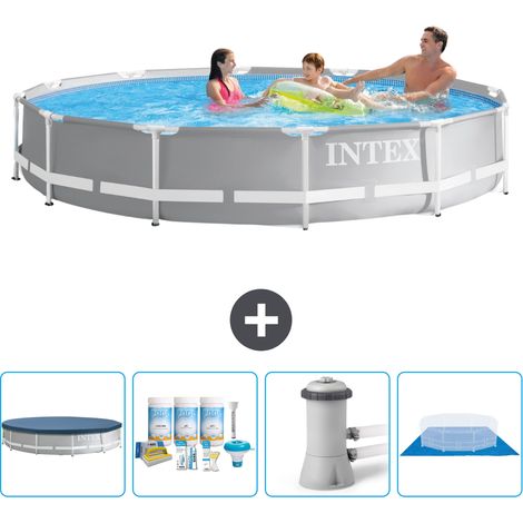 Intex Piscine Prism Frame Ronde - 366x76 cm - 5-pièces SCB1 (1/5)