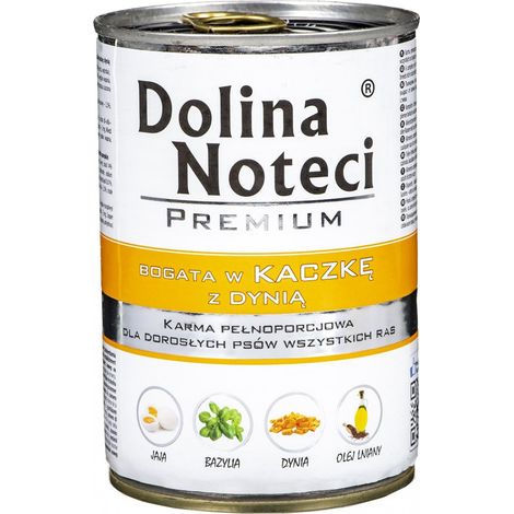Dolina Noteci Premium Cibo umido per cani Anatra con zucca Lattina 24x400g (1/2)