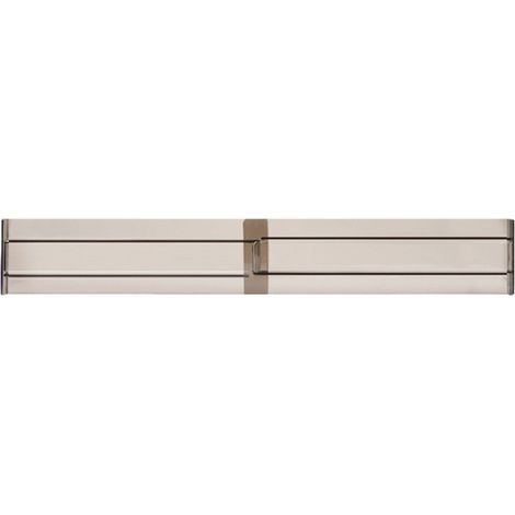 [Schubladeneinteiler] + [Verstellbar] + [Universeller Aufbewahrungsorganizer] + [Modell: 27,5–52 cm, Weiß/Schwarz, Strapazierfähiges PP] (1/5)