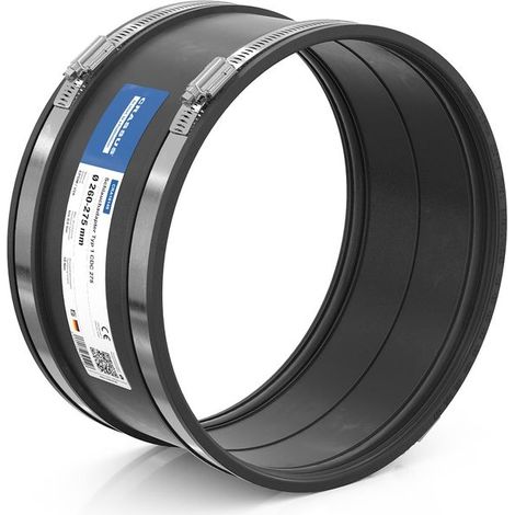 CR Schlauchadapter Typ 1 CDC 275 (260-275mm), bis 0,6 bar, EPDM / V2A