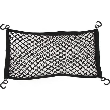 Filet de chargement élastique pour chariot de camping, conception à crochets en latex, bande de fixation en caoutchouc, double couche maille pour extérieur (1/5)