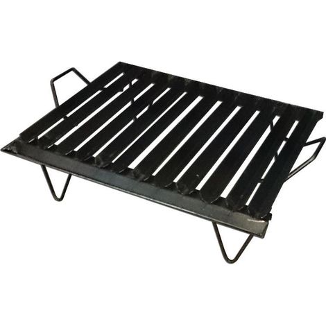 FPLUS plancha asar tipo argentino 50 x 40 con patas + vertegrasas