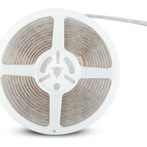 Tira LED V-TAC SMD3528 5 W/m 5 m 60 LED/m 12 V Blanco cálido IP65 8,8 mm