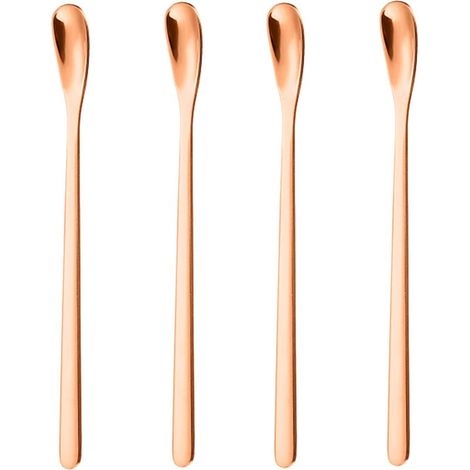 petites cuillères à cocktail - 14 cm, couleur naturelle (1/5)