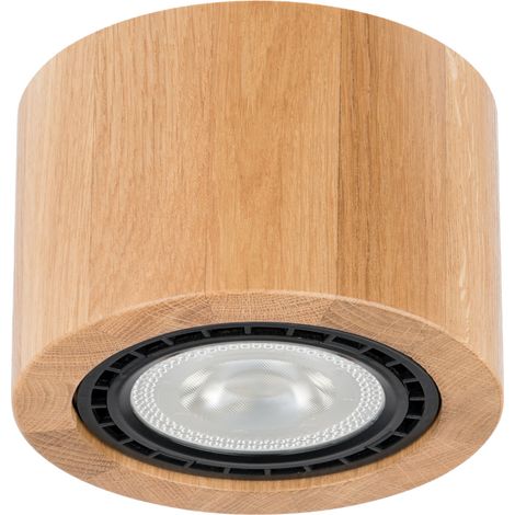 Aufputz-LED-Holzröhre 135 Eiche Wohnzimmer Küche stilvolles Zimmer (1/5)