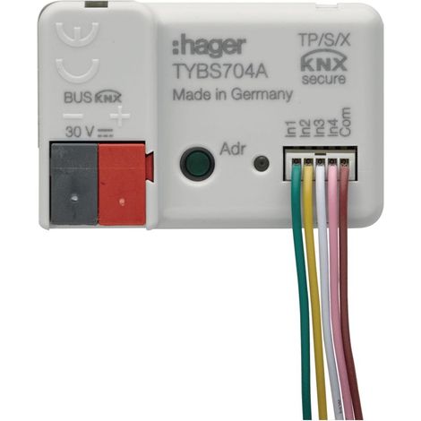 hager Binäreingang 4-fach, KNX Secure, UP (1/2)