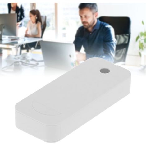 Boîte de Rangement de Bureau Discrète pour Fournitures de Papeterie - Blanc (1/5)