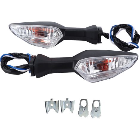 Clignotant Moto Ambre Jaune Remplacement pour NINJA 250 300 400 650 1000 2018-2020 12V Transparent (1/5)