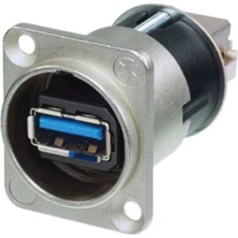 Reversible USB-Durchführung 3.0 Buchse, Einbau Durchführung NAUSB3 Neutrik Inhalt: 1 St. (1/5)