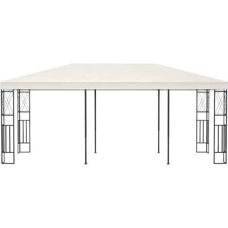 Gazebo Chiosco 3x6 m Crema in Tessuto (1/3)