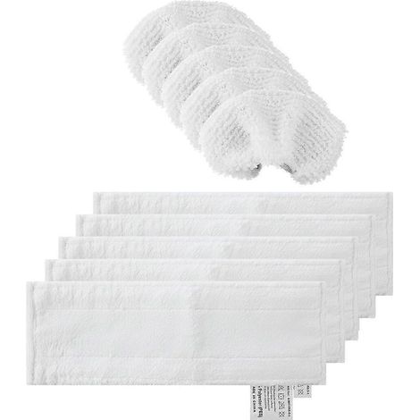 Mikrofasertuch-Set, waschbares Mikrofasertuch für Kärcher Dampfreiniger EasyFix, 2 feste Maschen, 3 feste Maschen, 4 feste Maschen, 5 feste Maschen (1/5)