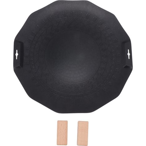 Plaque de Barbecue antiadhésive, uniforme de chauffage, bonne isolation thermique, Anti-brûlure, pour fête et Camping, 40cm/15,7 pouces (1/5)