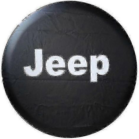 Housse de roue de secours en PVC pour pneu de 14 à 17 pouces, protection pour pneu tout-terrain (Jeep 14 pouces) (1/3)