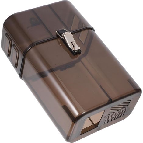 Boîtier de Prise Étanche Noir en Plastique pour Rallonge et Chargeur, Protection Extérieure la Pluie, Compatible Recharge de Véhicule Électrique, Dissipation Thermique (1/5)