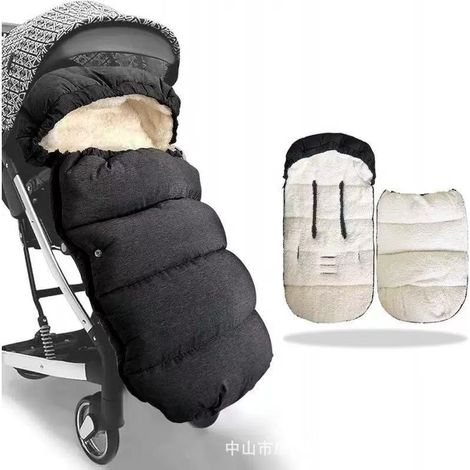Universeller Babyschlafsack, Babysitzbezug und Kinderwagenzubehör, Fußschutz für Kleinkinder, bequem und warm, stoßfest und wasserdicht (1/5)