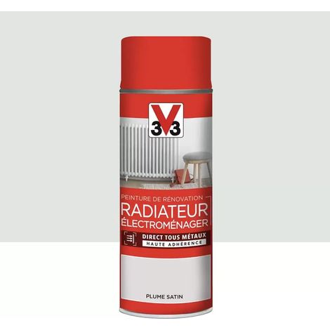 Aérosol Peinture De Rénovation V33 Radiateur Électroménager Plume 0,4 L
