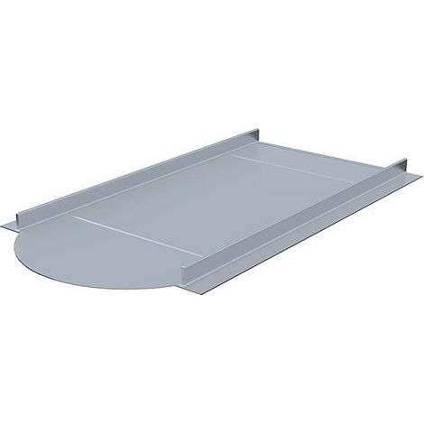 Panneau de toiture métallique Biber Vario galvanisé pour système AK et HK