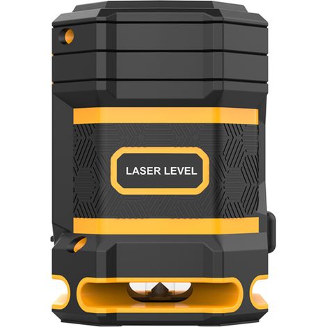 Niveau laser 5 lignes 360° auto-nivelant outil laser ligne croisée avec mode pulsation ligne horizontale verte pour suspension tableau chantier carrelage (1/5)