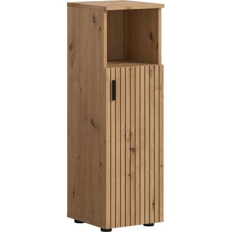 Mone Badschrank 1 Tür, 1 Regal Eiche Dekor.