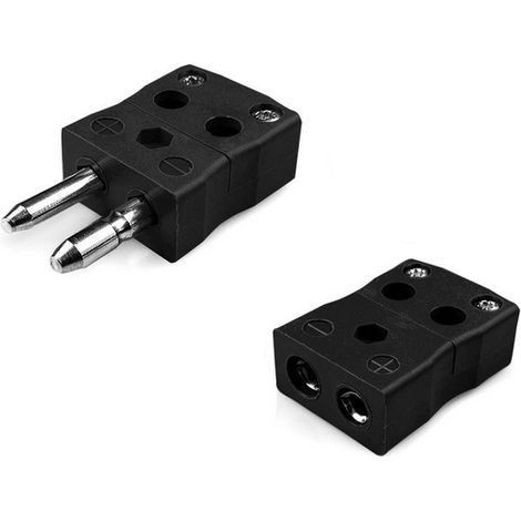 Fiche et prise femelle de connecteur RS PRO Mâle-femelle à utiliser avec Thermocouple ( Prix pour 1 )