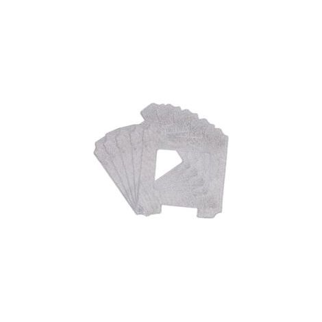 Lot de 6 tampons de nettoyage,Chiffon de nettoyage en microfibre lavable,pour robots de nettoyage de vitres Ecovacs Winbot W1 / W1 Pro / W2 / W2 Omni - Pour robot nettoyeur de vitre-Crezuo (1/5)