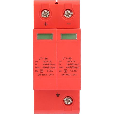 DC1000V 2P 20KA40KA Überspannungsschutzgerät für den Hausgebrauch (1/5)