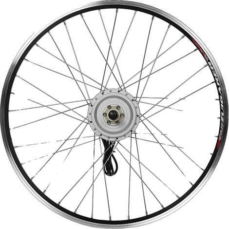 Kit de conversion de vélo électrique, moteur à moyeu sans balais, connecteurs étanches, Couleur argent-a, 500C-a, 28 (1/2)
