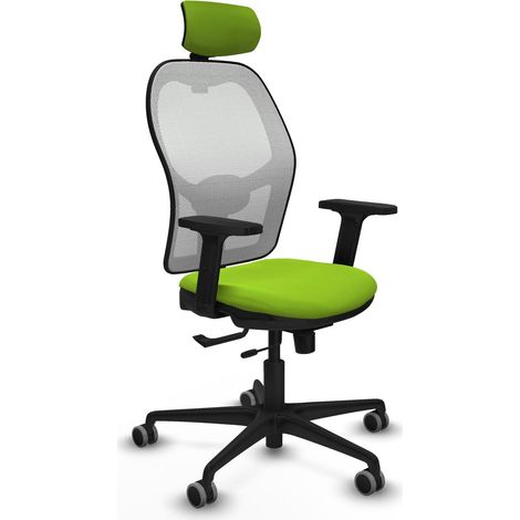Silla de oficina piqueras y crespo Jorquera pistacho espuma alta densidad (1/2)