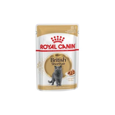Royal Canin Cat Adult British Shorthair  - Royal Canin Cat Adult British Shorthair - Bustina Da 85 Gr (1/2)