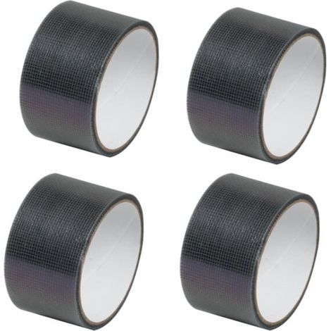 Cinta reparadora para mosquiteras - Cinta para mosquiteras - Cinta para mosquiteras de ventana, 4 piezas - 2 m (1/5)