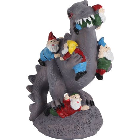 Figurine de dinosaure Godzilla en résine, décoration de jardin, objet de décoration de bureau (1/5)