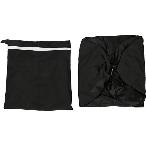 Strapazierfähiger, wasserdichter Traktorsitzbezug aus 420D Oxford-Gewebe, Schutz für Aufsitzmäher vor Regen, Sonne, Staub und Schnee, Abmessungen 50 x 35 x 39 cm, schwarz. (1/5)