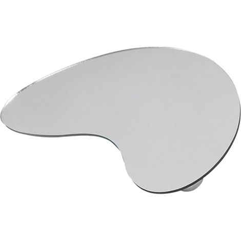 Plateau de Rangement Lune en Acrylique Argenté Petit Plateau Miroir pour Parfums et Bijoux Organisateur Décoratif pour Commode et Salle de Bain Support Multifonction pour (1/5)