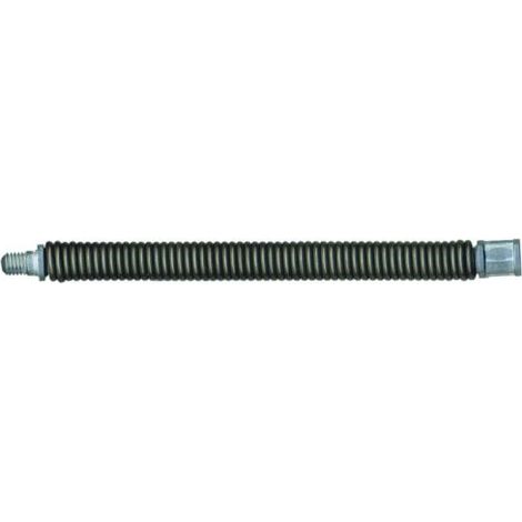 MOLLA ASTA FLESSIBILE PER SCOVOLI SPAZZACAMINO PULIZIA TUBI CM 25 M/F (30087)