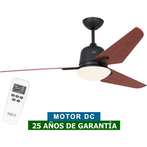 Ventilateur de plafond avec éclairage CasaFan 513255 ECO AVIATOS 132 cerisier/gris basalte BG-KI