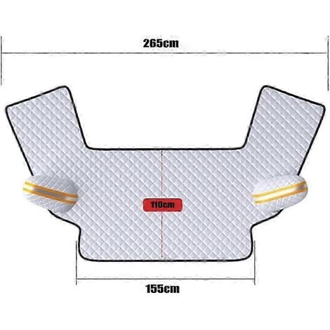 Housse de pare-brise pour Lexus RX (5 places) 2016-2024, protection hivernale contre le gel, la neige et la glace, accessoire de protection pour pare-brise avant, 155 x 110 cm (1/4)
