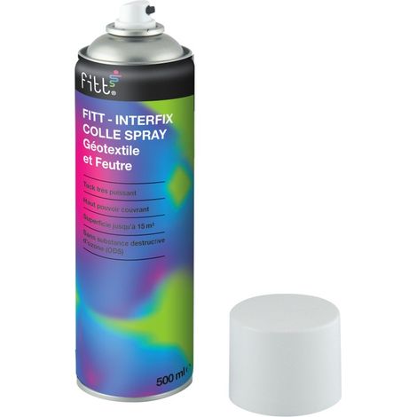 Colle spay géotextile et feutre - Fitt Interfix 500ml - Fitt (1/2)