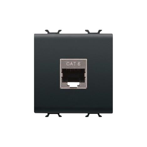 CONNECTEUR RJ45 2M CAT.6 FTP NOIR GEWISS GW12437