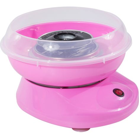 Máquina de algodón de azúcar 1 en rosa para fiestas y eventos, fácil de usar y resultados rápidos (1/5)