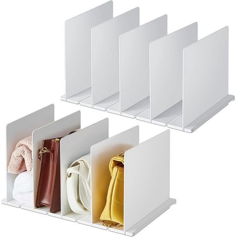 Mobiletto espositore bianco espandibile a 5 scomparti per borse e borsette (1/5)