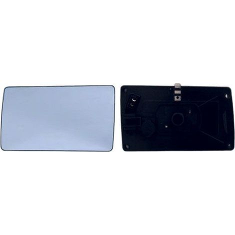 Verre de rétroviseur gauche plat bleu chauffant Mercedes 190 Classe C W201 1982-1993