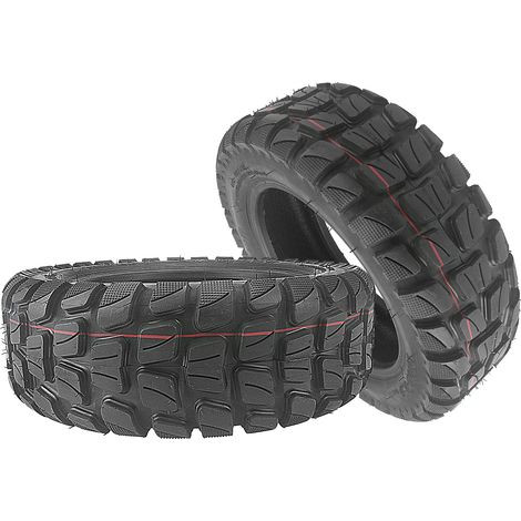 Pneu tout-terrain sans chambre à air de marque TUOVT 90/65-6.5 pour trottinette électrique 11 pouces, pneu extérieur antidérapant et résistant à l'usure.