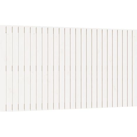Maison Exclusive - Testiera da Parete Bianca 159,5x3x90 cm Legno Massello di Pino