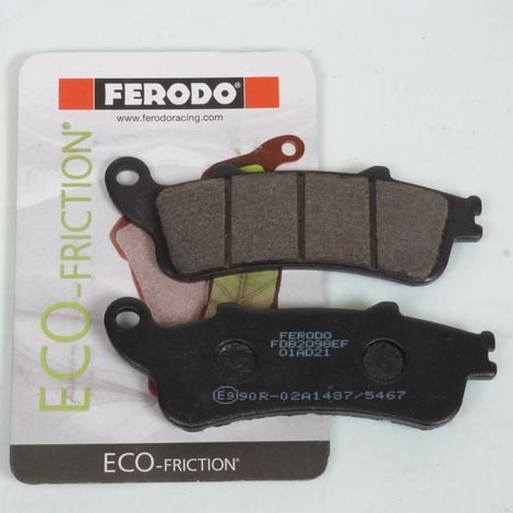 Plaquette de frein Ferodo pour Moto Honda 800 Vfr Fi Vtec 2002 à