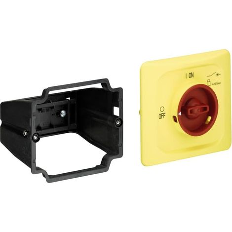 montage sur Porte IP65 pour MS/MO1Xx-Jaune poignée Rouge 1SAM201912R1011 ABB H442165