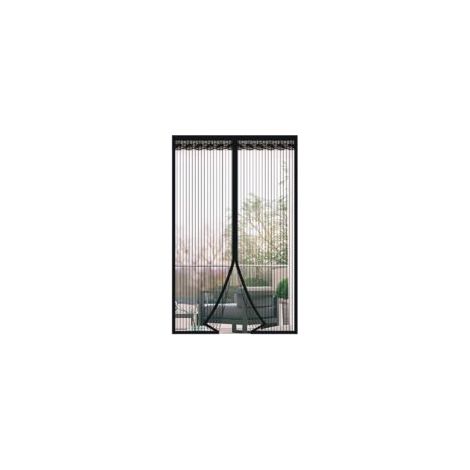 Cortina mosquitera magnética para puerta, cortina antimosquitos con cierre magnético, no requiere taladrar (100 x 220 cm) - Crezuo