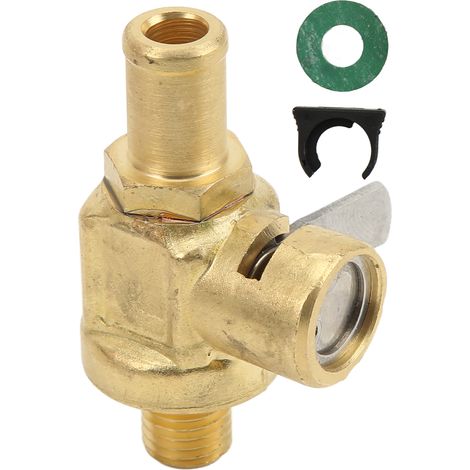Vanne de vidange d'huile moteur F124N avec embout métallique, filetage M10-1.25, fonctionnement pratique en une touche pour automobiles (1/5)