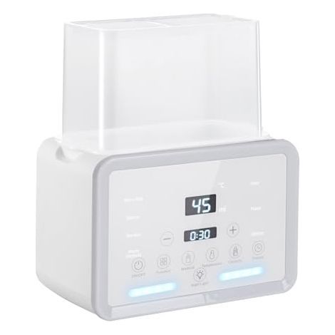 Chauffe Biberon,Stérilisateur Biberons 7-En-1Réchauffeur Rapide Pour Aliments Pour BébéS et Dégivrage Réchauffeur Sans Bpa Avec écran (1/5)