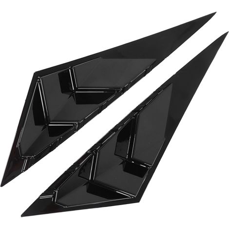 Pare-chocs Arrière Vitres Latérales Déflecteurs Noirs Brillants Remplacement Hyundai Elantra 2021 Kit (1/5)