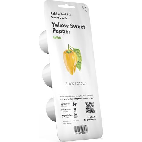 CLICK & GROW 4742793008950 KIT DE CROISSANCE ET RECHARGE 3 PIÈCE(S) POIVRON JAUNE KIT DE DÉMARRAGE CLICK AND GROW